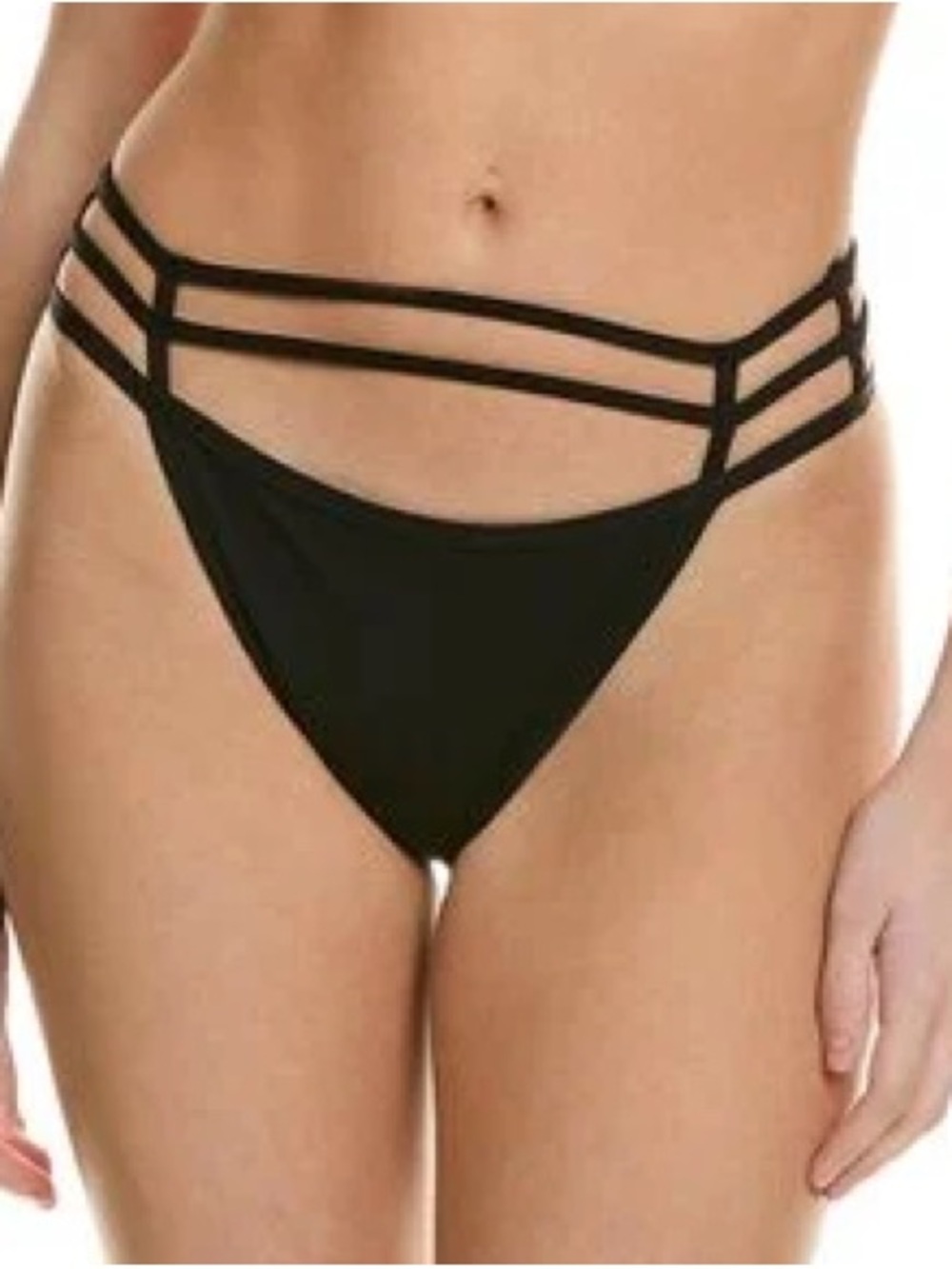 Jonathan Simkhai Amenda bikini bottoms black